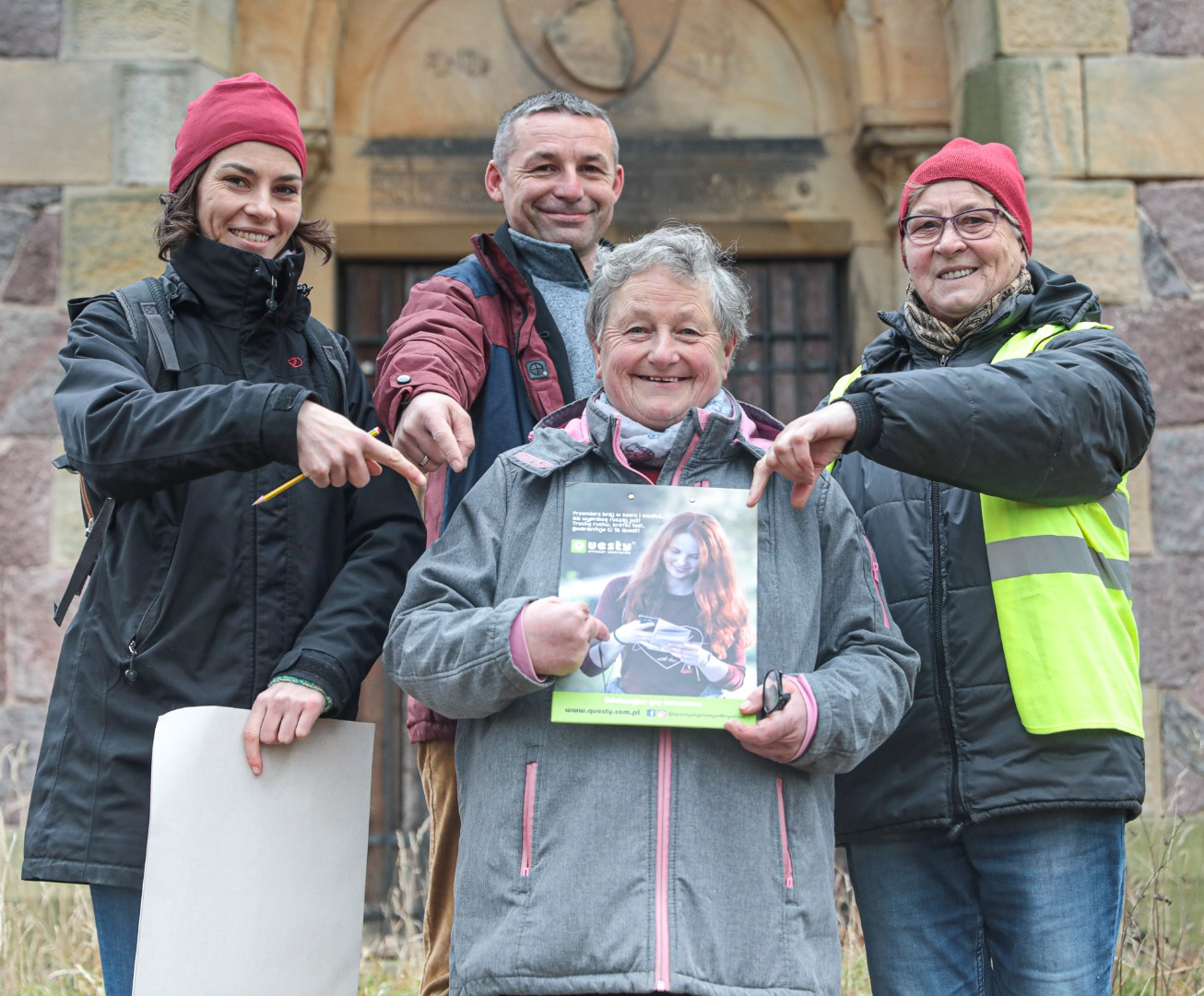 Powstanie quest w Pogwizdowie - w Geopark Kraina Wygasłych Wulkanów