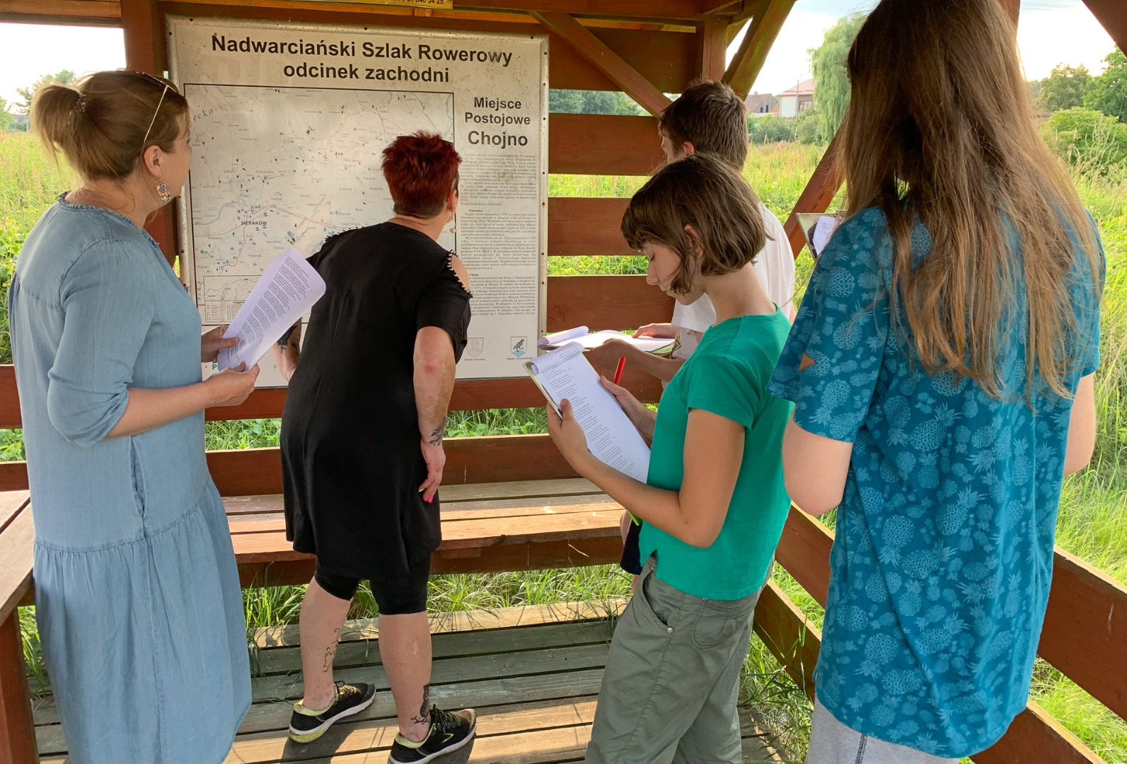 Testowanie nowego questu w Chojnie nad Wartą w Puszczy Noteckiej