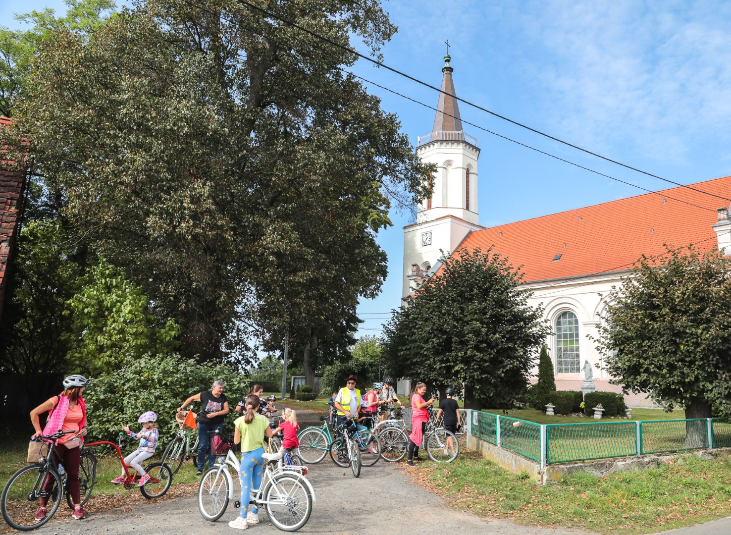 Fotorelacja z inauguracji questu rowerowego w Szklarach Dolnych (woj. dolnośląskie)