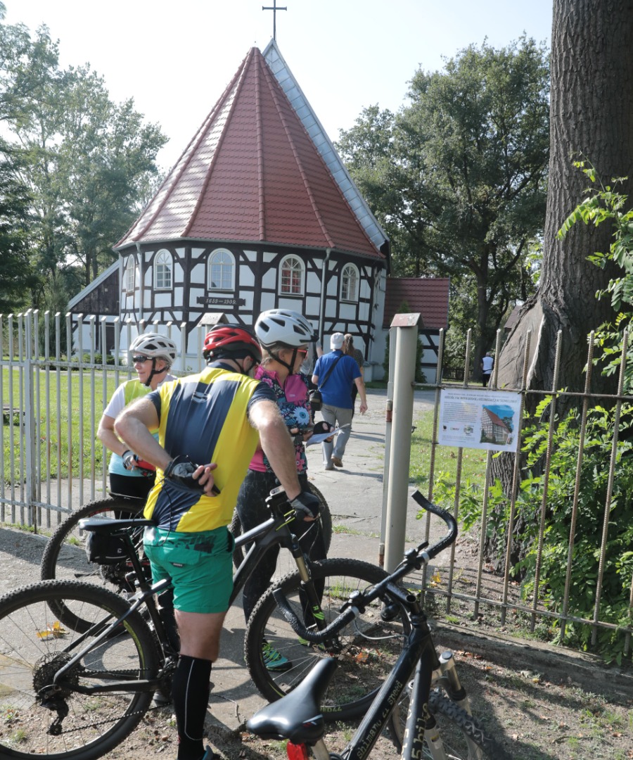 Fotorelacja z inauguracji questu rowerowego w Szklarach Dolnych (woj. dolnośląskie)