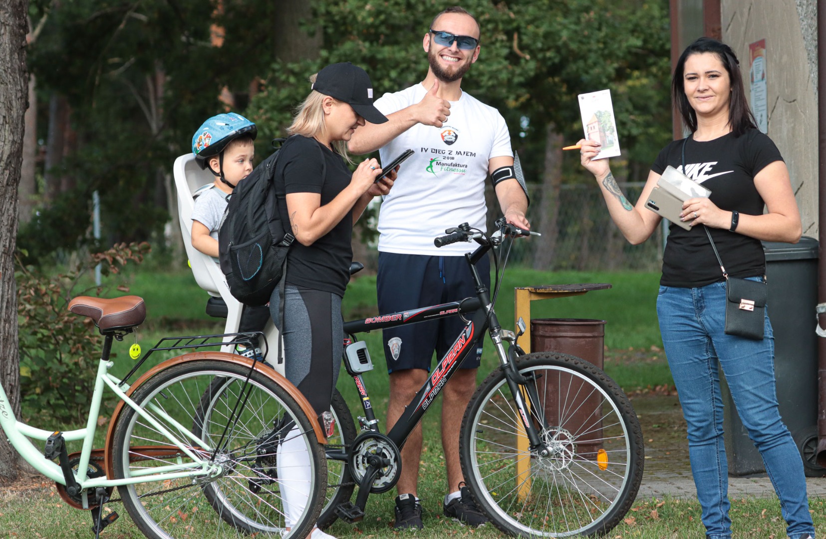 Fotorelacja z inauguracji questu rowerowego w Szklarach Dolnych (woj. dolnośląskie)