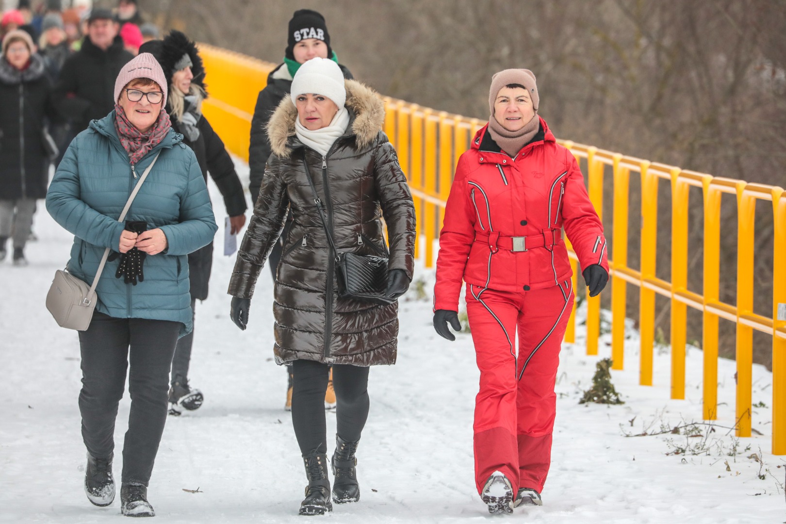 Inauguracja questu na zimowym pikniku w Olecku