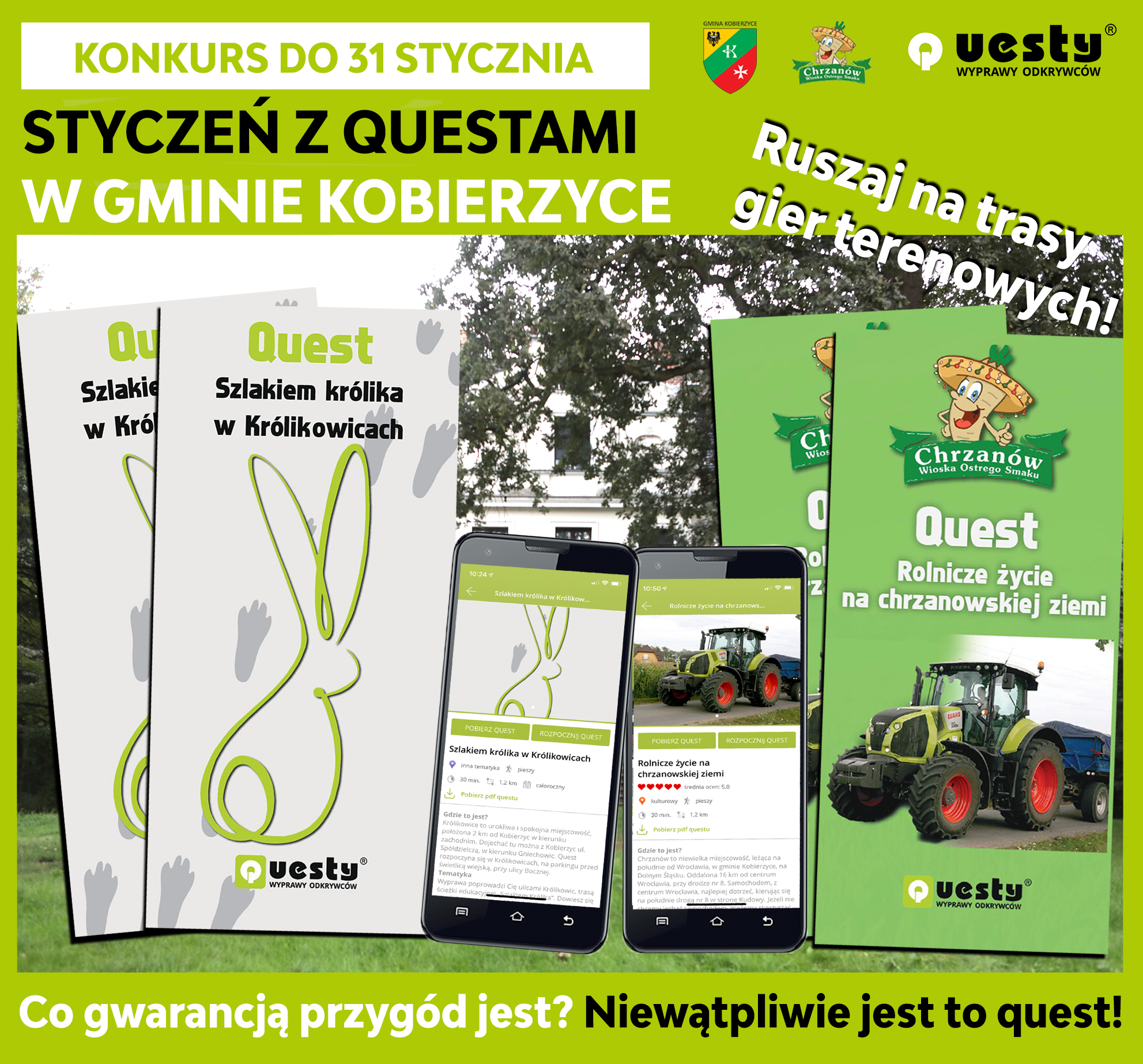 Konkurs  - Styczeń z Questami w Gminie Kobierzyce