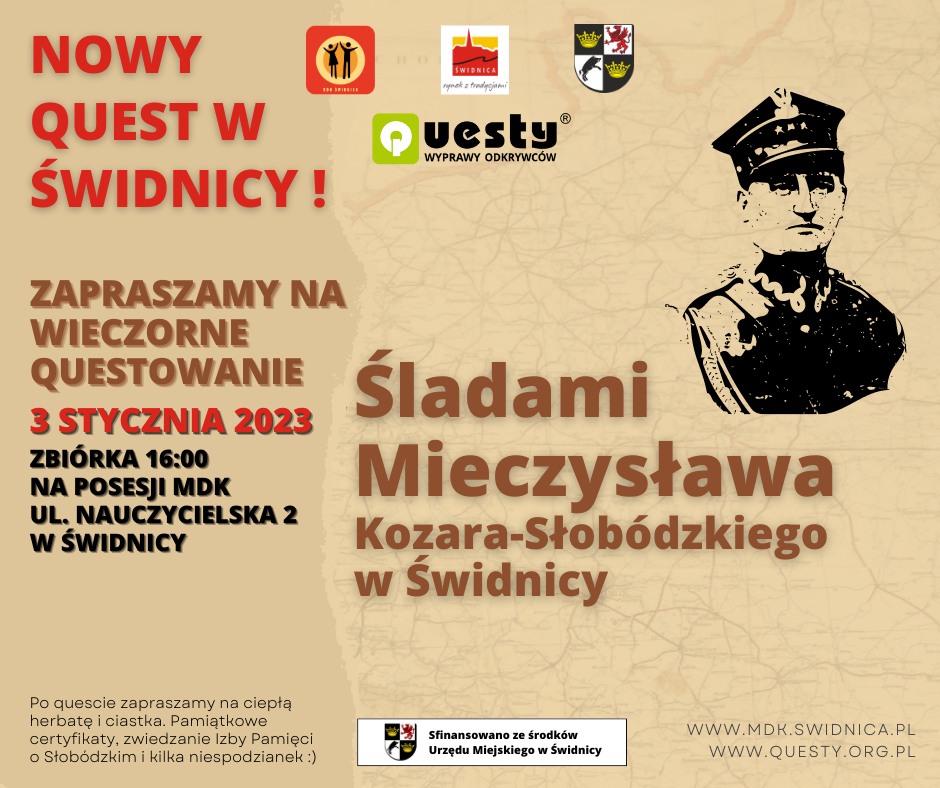 3 stycznia - Inauguracja questu w Świdnicy!