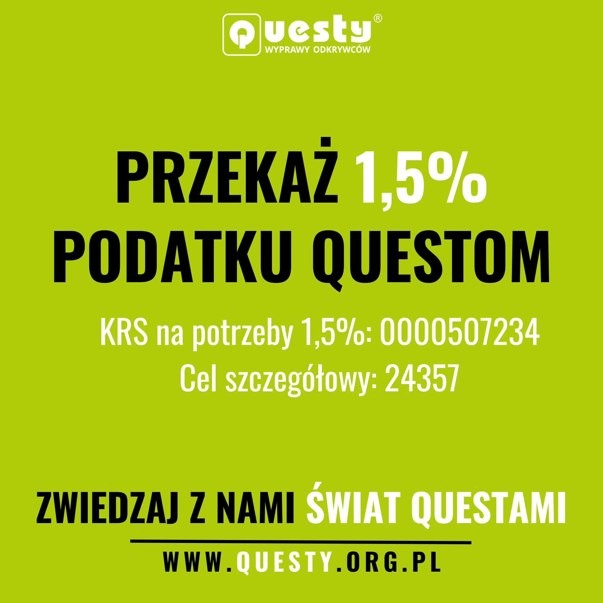 Przekaż questom swój skarb!