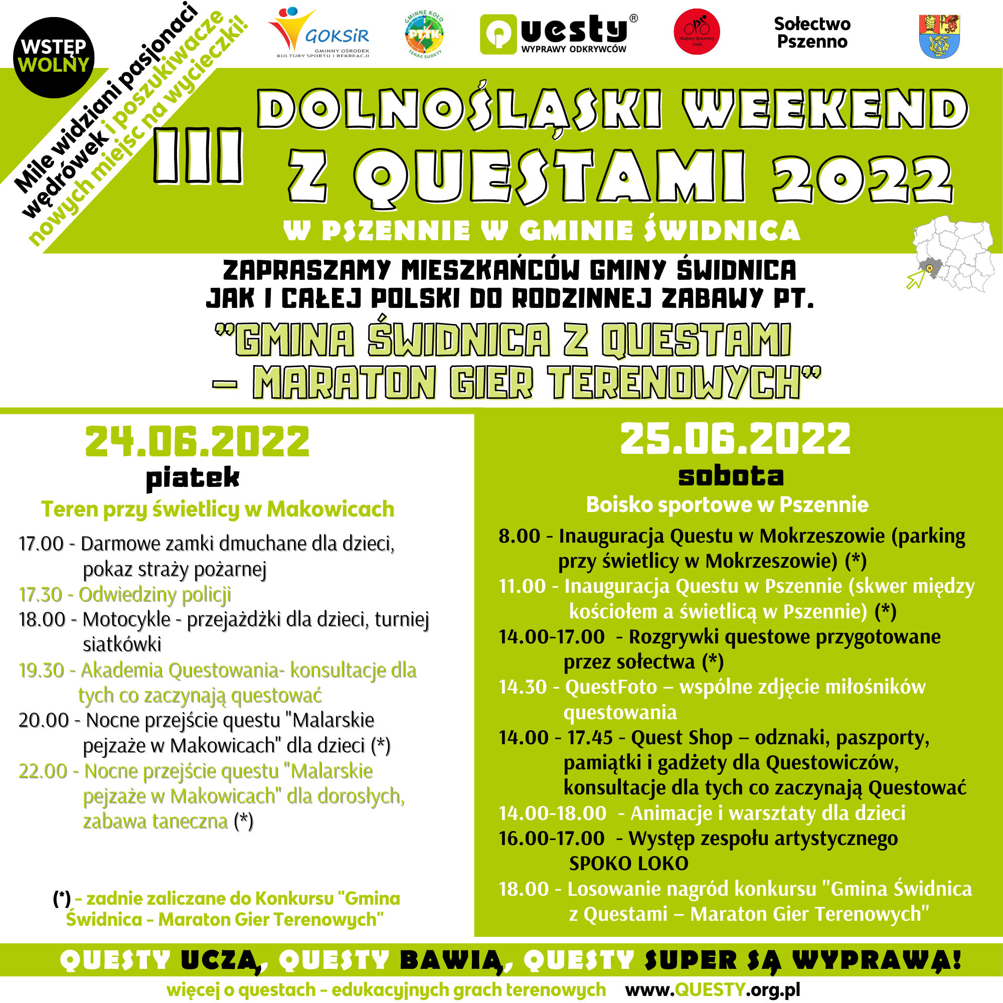 24-25 czerwca - III Dolnośląski Weekend z Questami