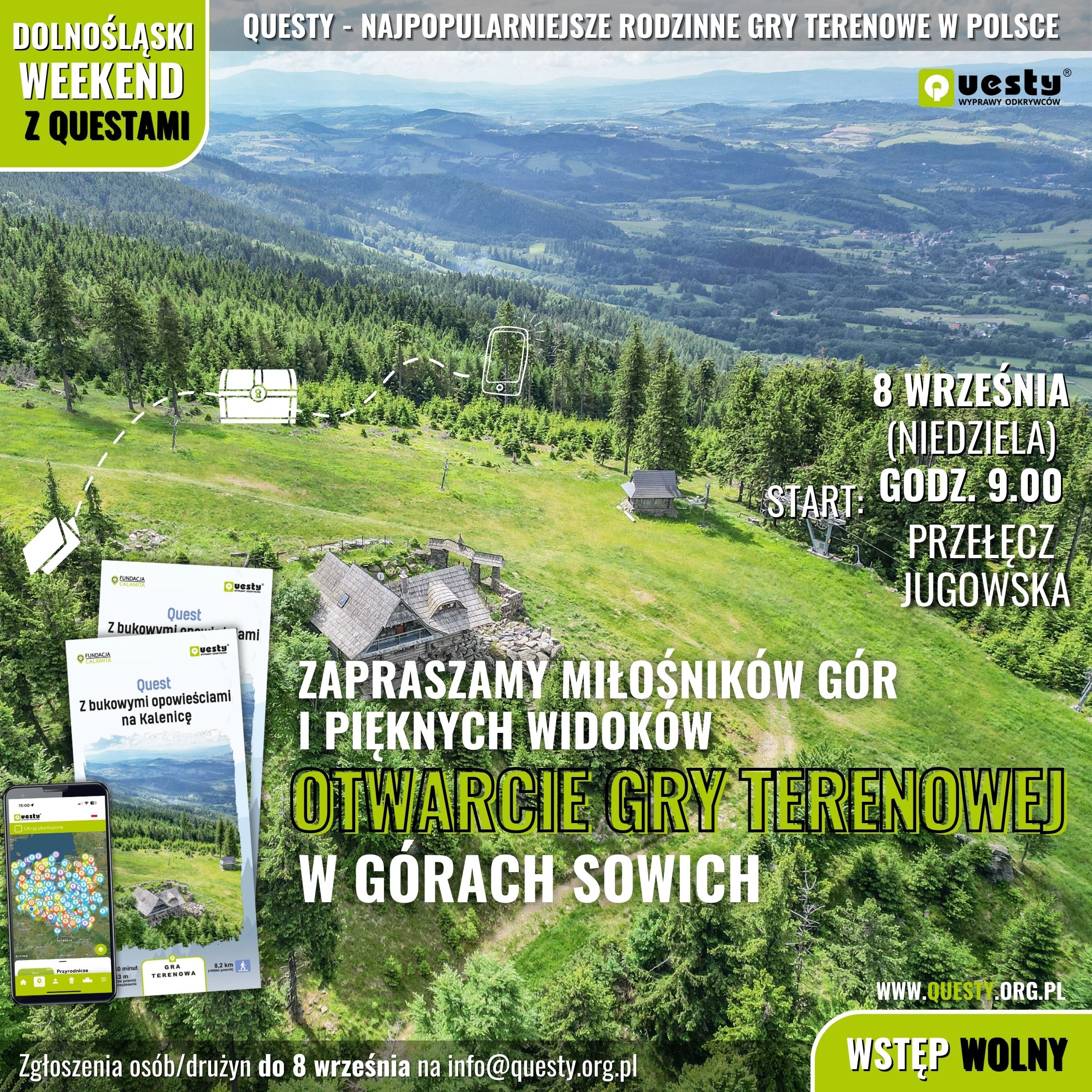 8 września - Góry Sowie - Dolnośląski Weekend z Questami